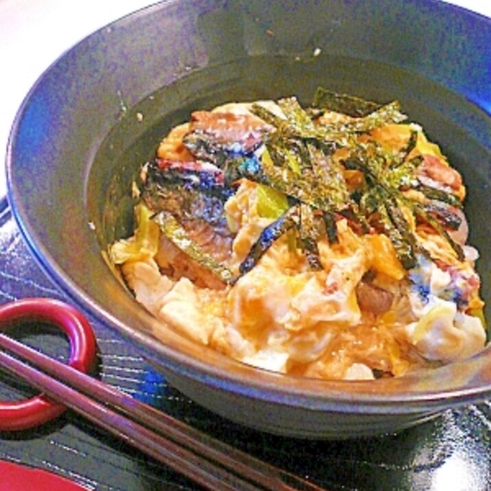 めちゃ早！簡単！サンマ缶ｄｅ卵丼ぶり。